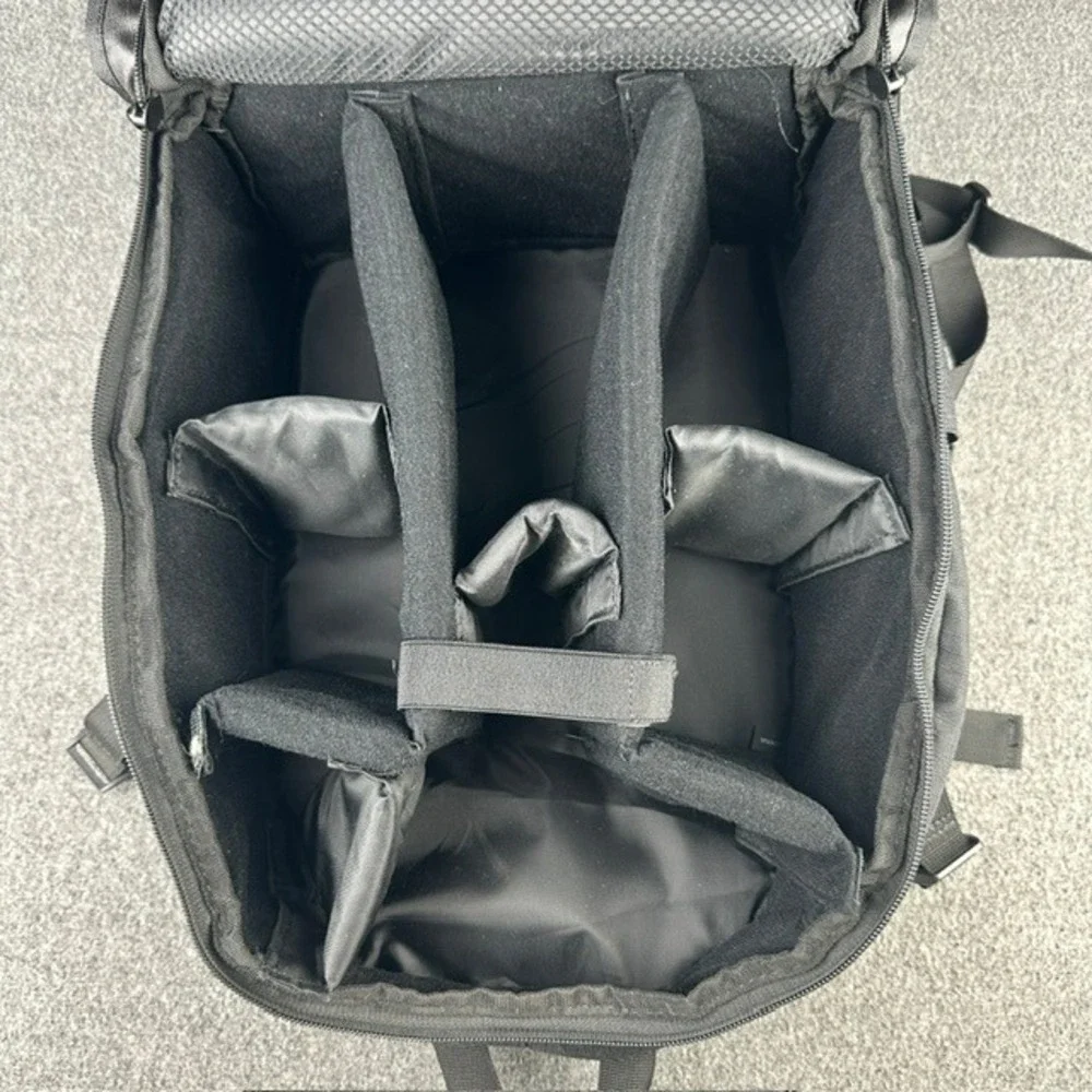 Canon Deluxe Photo Backpack 200EG Black Olive Green DSLR Camera Bag Case